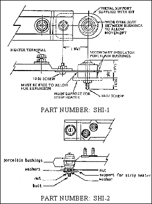 STRIP HEATERS  ACCESSORIES